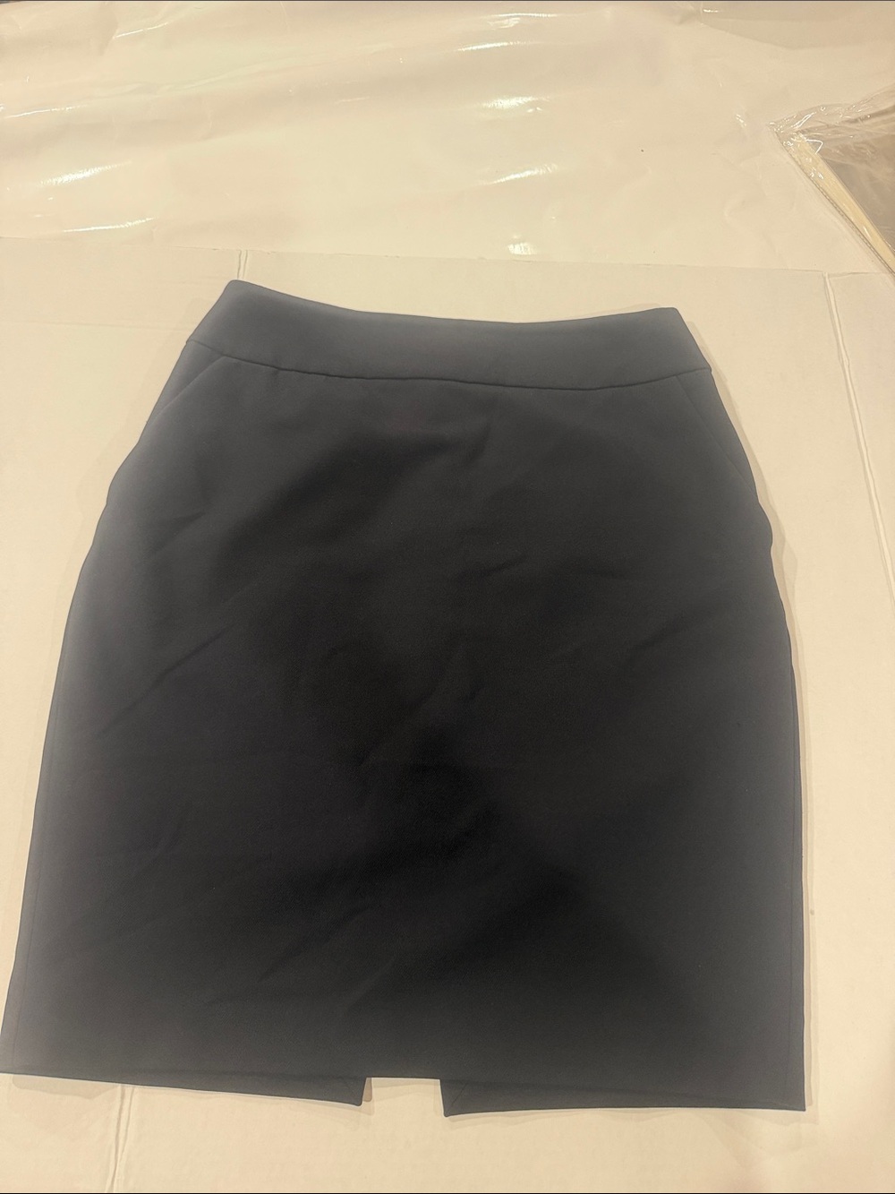 Express Classic Black Pencil Skirt with pockets - Women's Office Staple